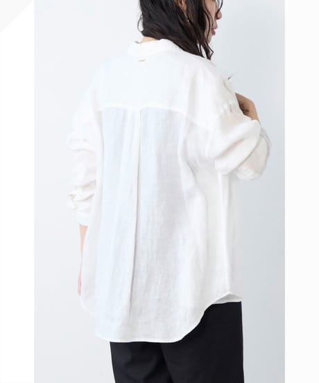 【MICA&DEAL】 0126101055 ウォッシュドリネンシャツ