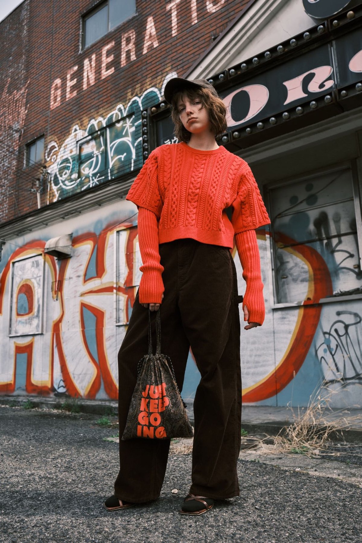 Deuxieme Classe ニットキャップ&アームウォーマーセット Cashmere アームウォーマー（手袋）｜Deuxieme Classe（ドゥーズィエム
