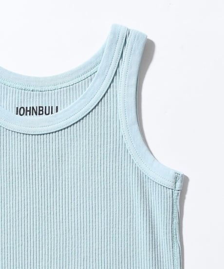 【Johnbull】 JL261C06 ピグメント針抜きタンクトップ