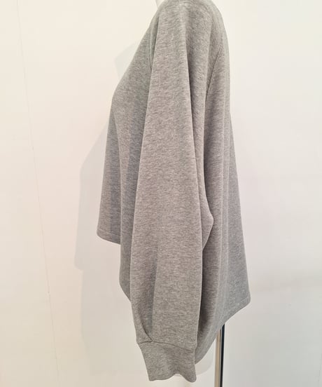 【cafune】515920 clear sweat back tuck pullover