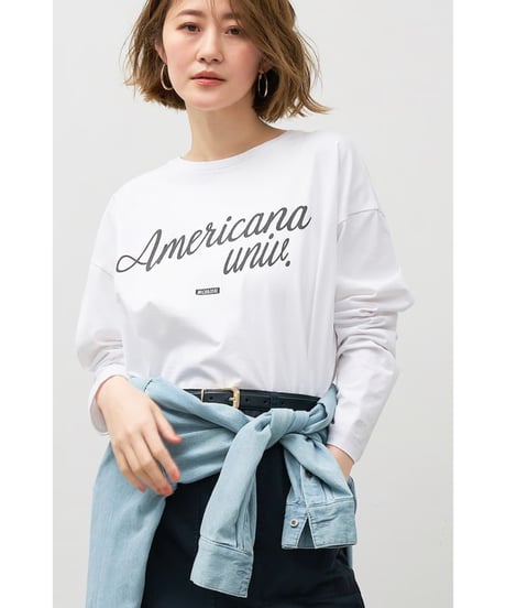 【MICA&DEAL】0125309271 15th ANNIVERSARY 【AMERICANA×MICA&DEAL】 ロングスリーブT-shirt