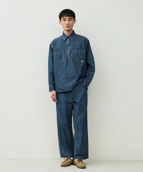 【JOHNBULL】 HE253S03 UNION HERCULES MADE ハーフZIPシャツ