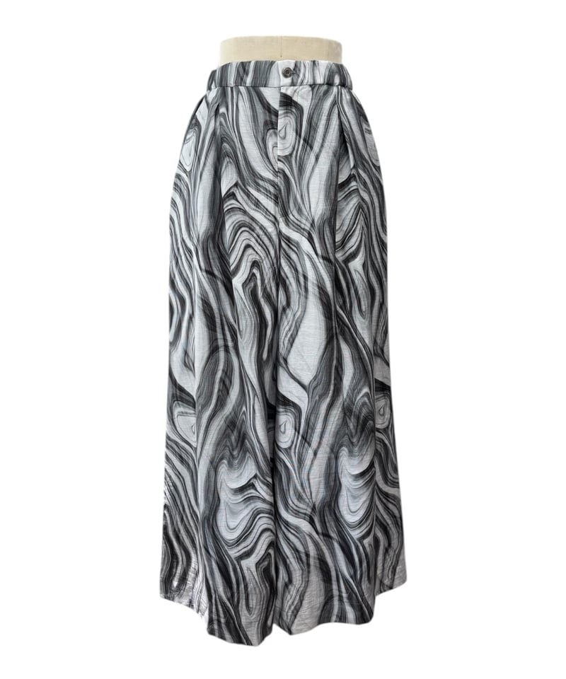 ayane】855748 マーブル柄ワイドパンツ | selectshopB5