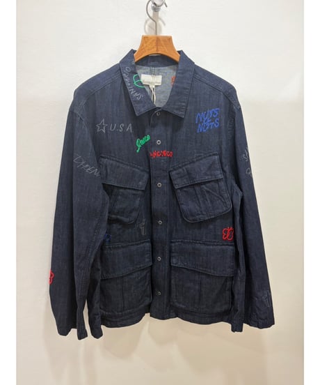 【Universal Style Weare】 661020 RAKUGAKI DENIM JK