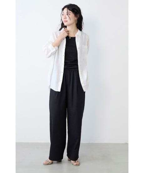 【MICA&DEAL】 0126101055 ウォッシュドリネンシャツ