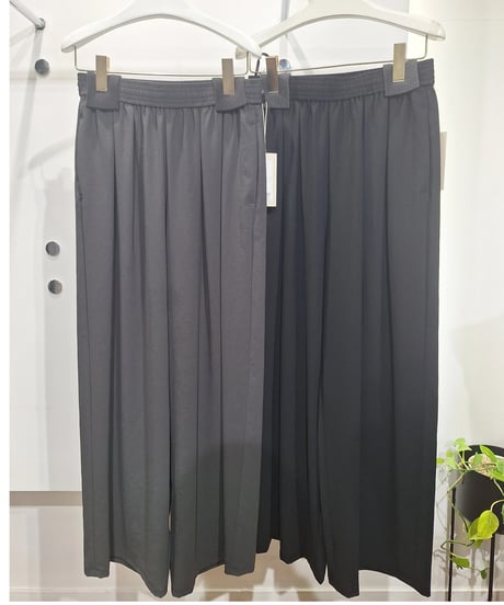 【cafune】625620 mat stretch georgette easy pants