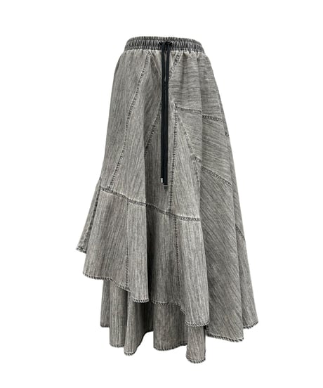 【ayane 26AW】  数量限定　856712　ダンガリー変形切り替えスカート
