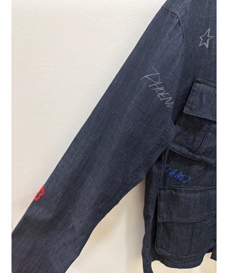 【Universal Style Weare】 661020 RAKUGAKI DENIM JK