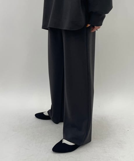 【cafune】 435618 double kint  easy wide pants