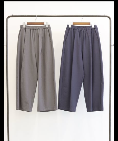 【LeMélange 26SS】  8623508 サッカー素材パンツ
