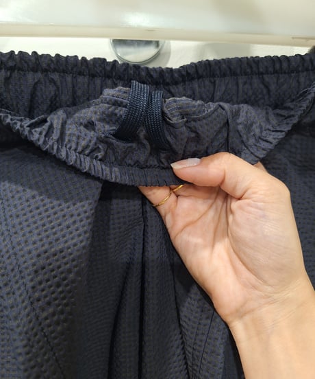 【LeMélange 26SS】  8623508 サッカー素材パンツ