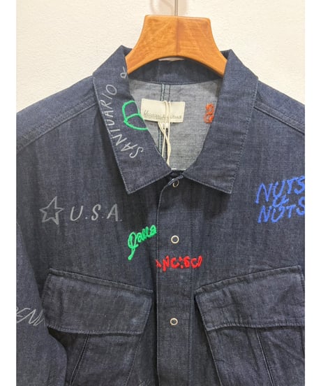 【Universal Style Weare】 661020 RAKUGAKI DENIM JK