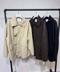 ご予約購入ポイント２倍【PRIORITY 26AW】P67022BF エコレザージャケット