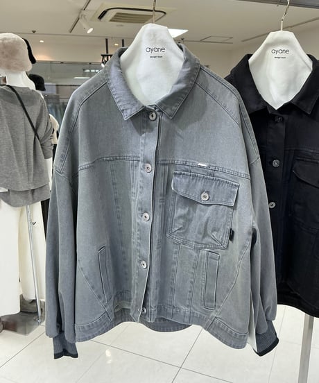 【ayane 26AW】  856705　グレイッシュデニムジャケット