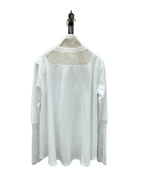 【ayane 26AW】  856721 レースドッキングフレアロンT（スクエア型）