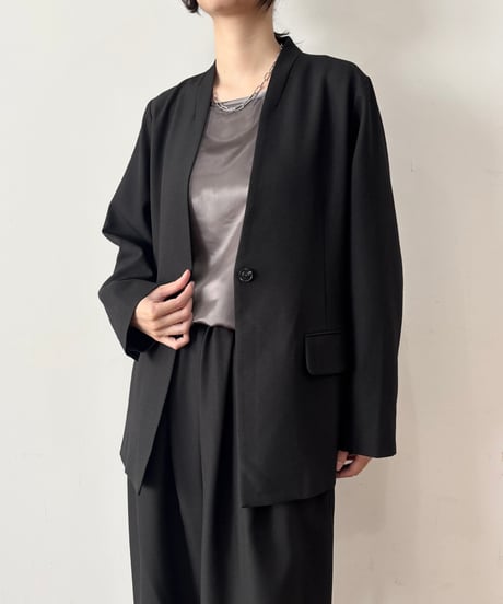 【siro de labonte】R613302 nocollar jacket