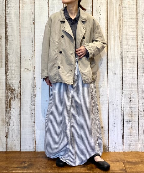 【ARMEN】INAM2502G3D OVERDYE UTILITY REGULAR COLLAR SHIRT
