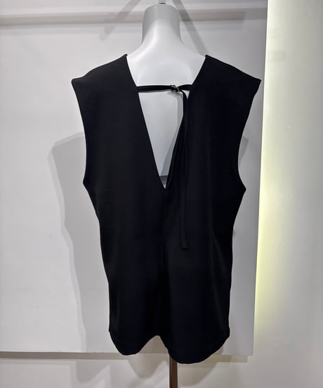 【RILATO】  R26124リネンライクサイドスリットベスト