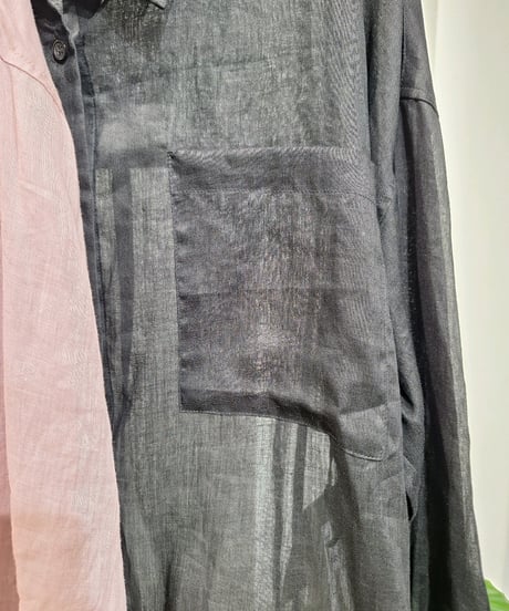 【PRIORITY 26SS】  P66031LI オーガンジーシャツ