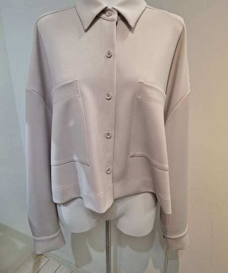 【cafune】515935 double knit short shirt