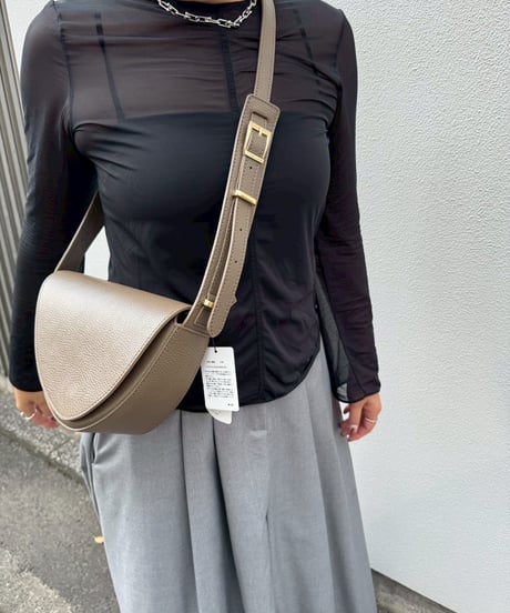 【MARLON】PG033K4  half moon shoulder bag