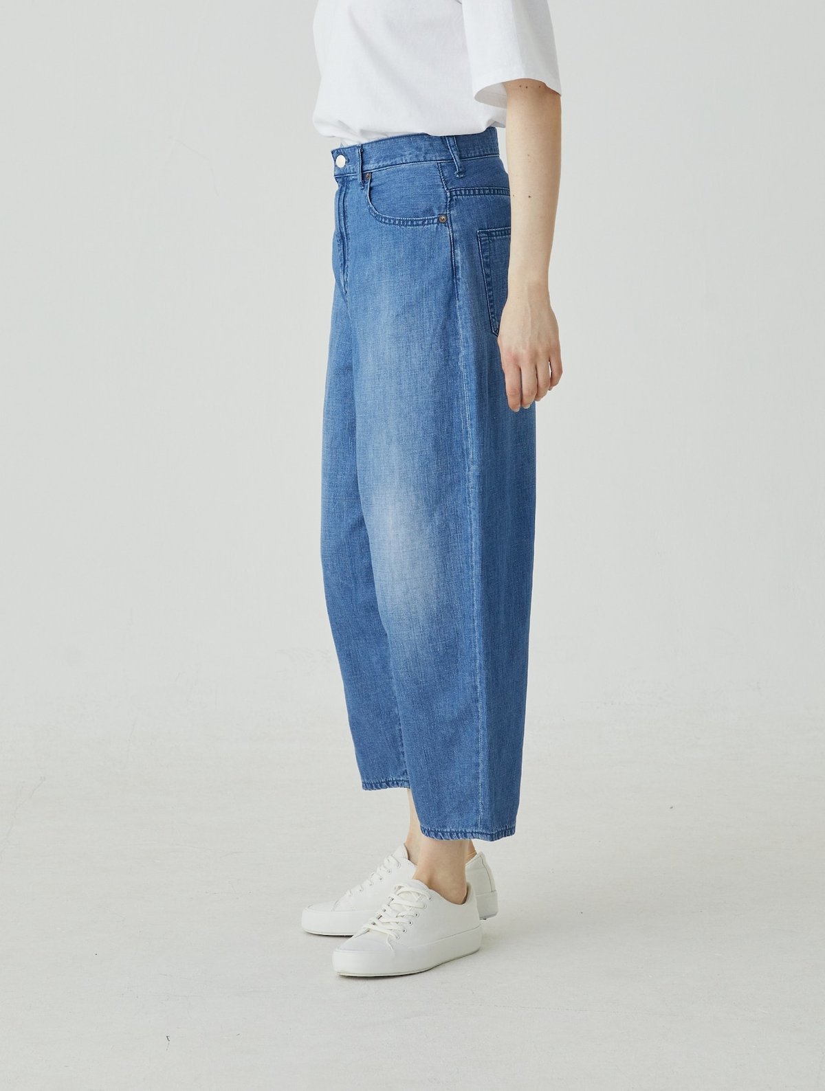 caqu サキュウ】 FS linen barrel pants Lot:26221 | s