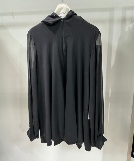 【ayane 26AW】 856749 バルーンシルエットフーディチュニック