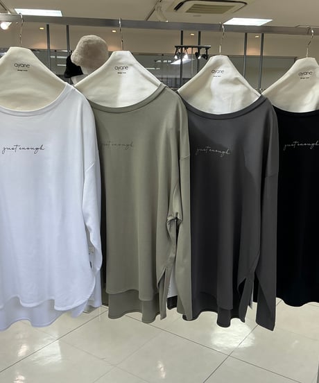 【ayane 26AW】 856750 シルエットロゴロンT
