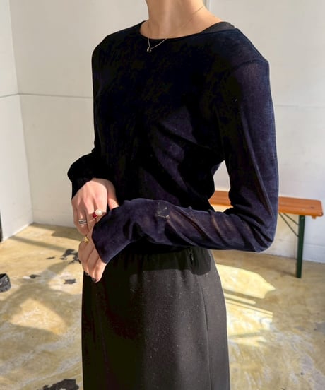 【cafune 】545916 Flickr tulle pullover