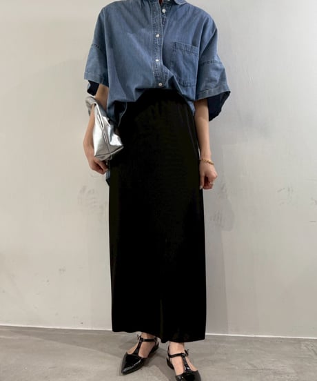 【cafune】535614  rib tight skirt