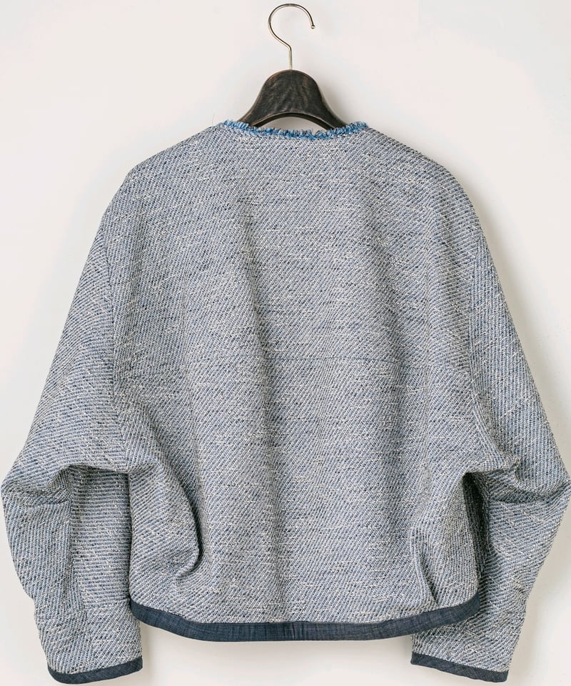 LalliaMu】2611244 ノーカラーツイードジャケット | selectshopB5