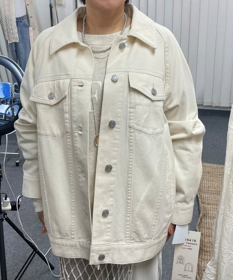 【cafune】515415 raglan sleeve denim jacket