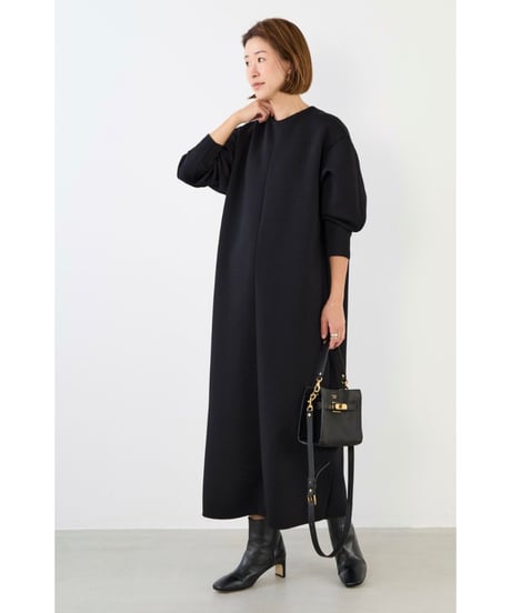 【MICA&DEAL】0125404325 コクーンダンボールカットワンピース