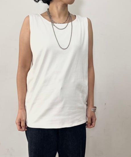 全国送料185円!!【siro de labonte 26SS】 R623204 KAMI tank!! ／　clean span