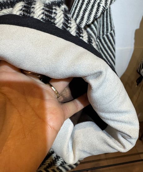 17【Lallia Mu 26AW】2614212 ウールツイードショートコート