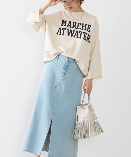 【MICA&DEAL】0125102022 AラインデニムロングSK