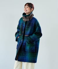 【Lallia Mu 26AW】2614177 スノーネップチェックコート
