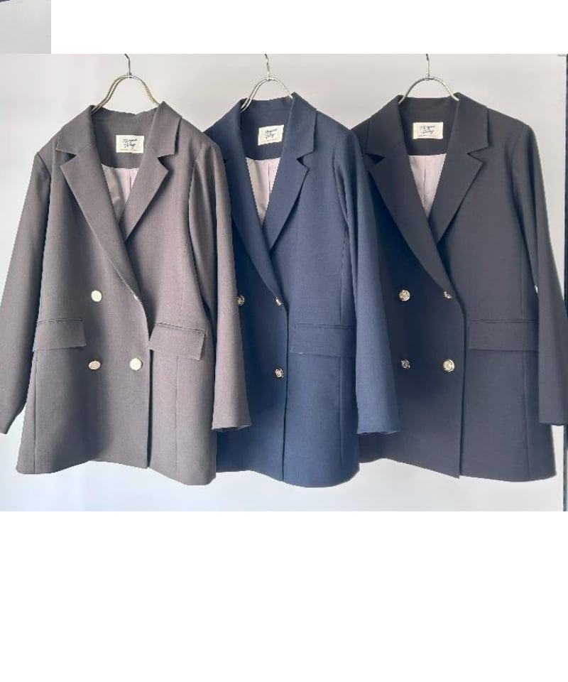MARGAUX VINTAGE】MG JK - 25074 ショルダーパッドダブルプレストジ