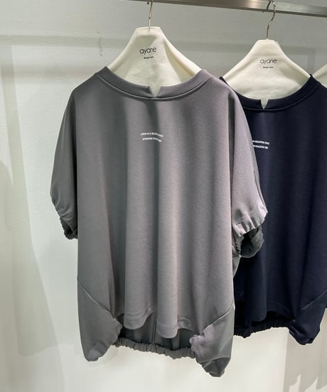 【ayane 26AW】 856728 ポリエステルポンチプルオーバー