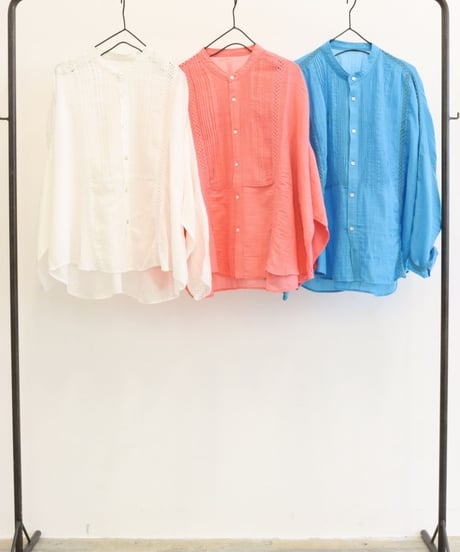 【LeMélange 26SS】 8623209 長袖スタンドシャツ