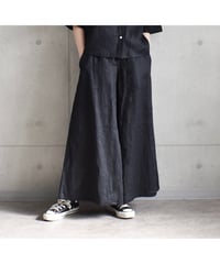 【AUG】 861129 リネン タックフレア パンツ