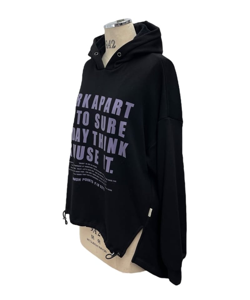 ayane ボンバーフーデッドプルオーバー ayane ボンバーフーデッドプルオーバー