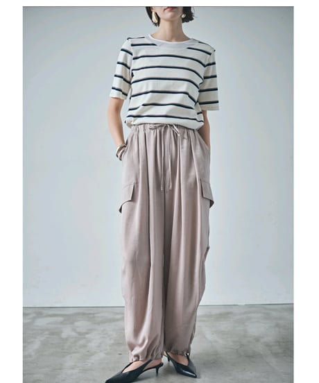 21【ruxe 26AW】  2633720 サテンカーゴパンツ