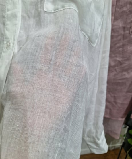 【PRIORITY 26SS】  P66031LI オーガンジーシャツ