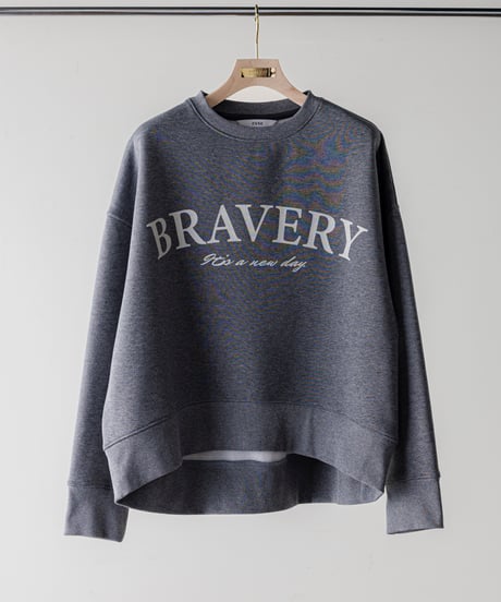 【ruxe 26AW】2634561 BRAVER-Print スウェット