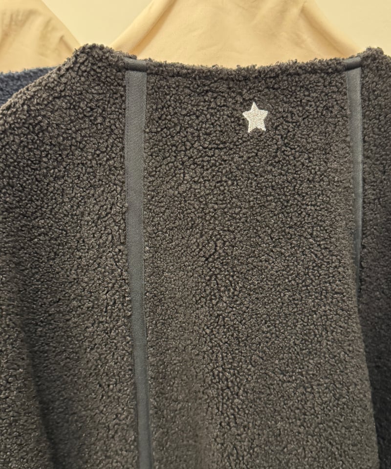 ayane early spring】896102 ノーカラー裏キルトボアブルゾン | se