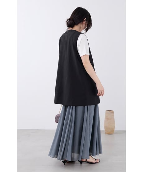 【MICA&DEAL】 0126205191 多機能素材-Vネックロン