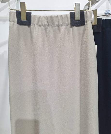 【cafune】535633 stretch georgette back flare skirt