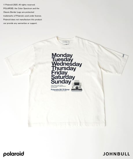 【JOHNBULL】JT251C42 POLAROID Tシャツ