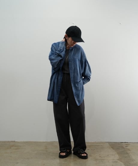 【RILATO】  L25300 2.5oz tow side pocket denim shirt